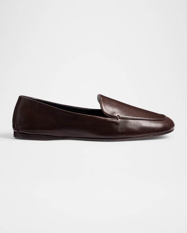 Monroe Leather Ballerina Loafers